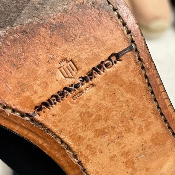 Fairfax and Favor Navy Suede Regina Chunky Heeled Boot Sz 36 - Picture 9 of 9